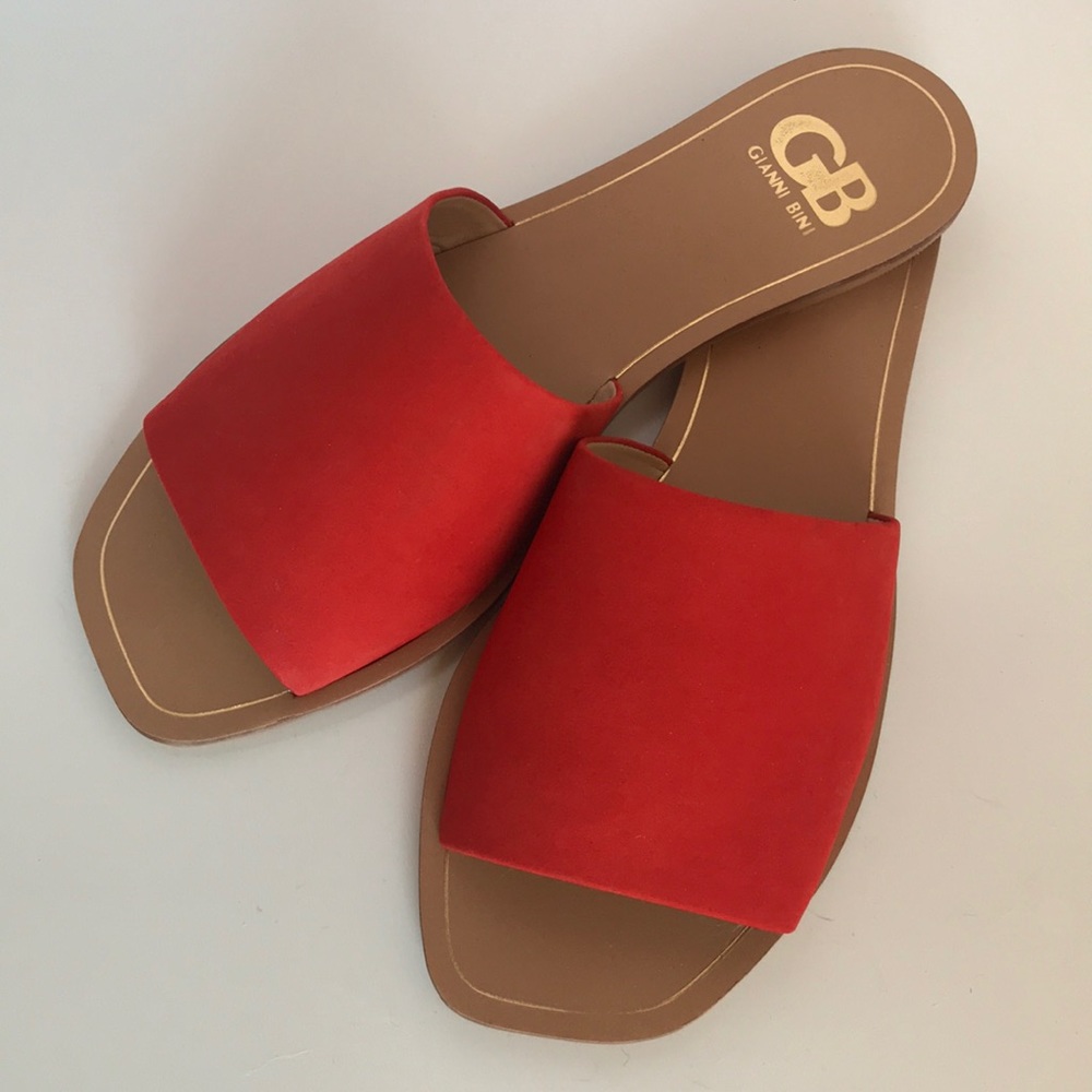 Gianni Bini Orange Sandals- Like New!